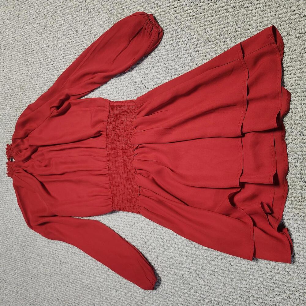 Veronica M Dress Red Long Sleeve Women’s Size M